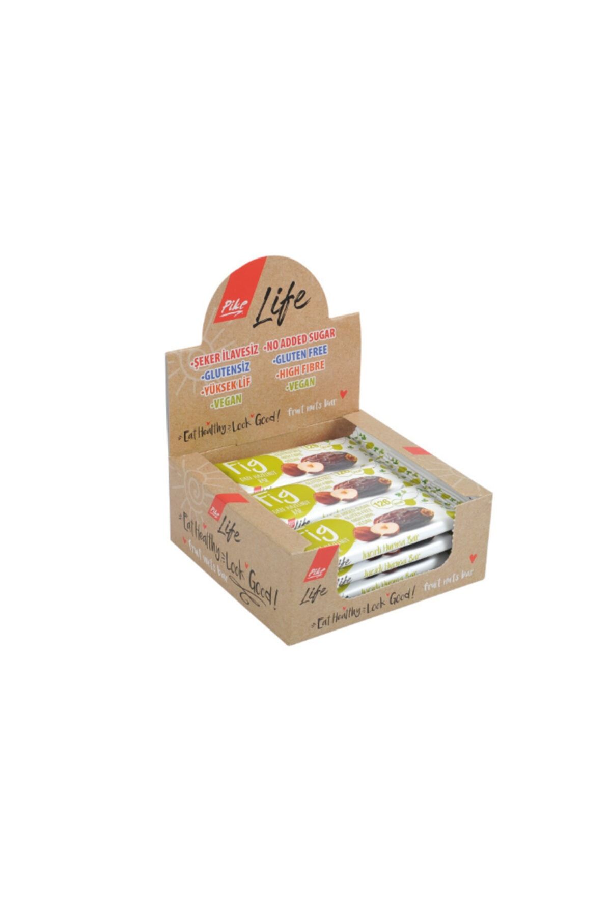 Pike Life Incirli Hurma Bar 30g 12'li Kutu