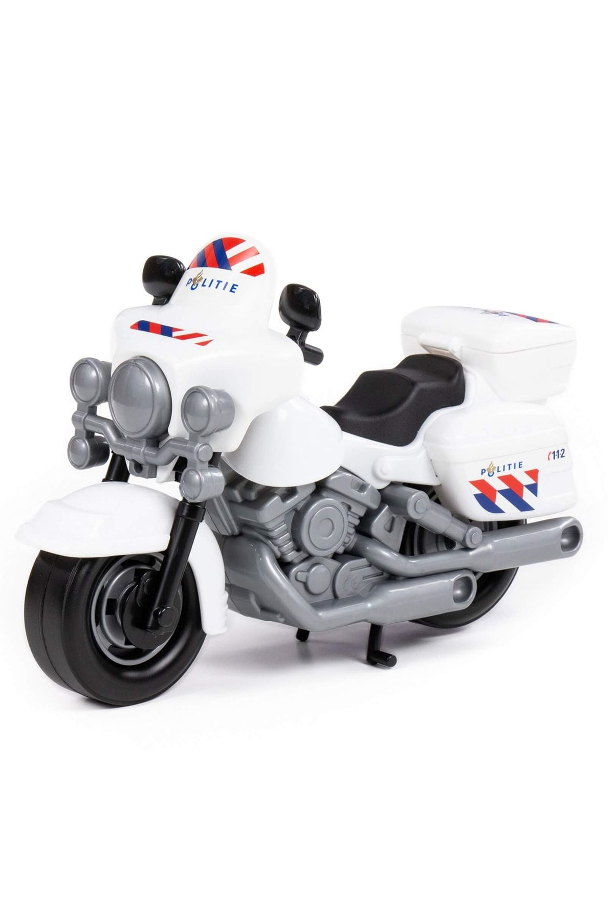 Polesie Beyaz Polis Motorsikleti 18 Cm 71323