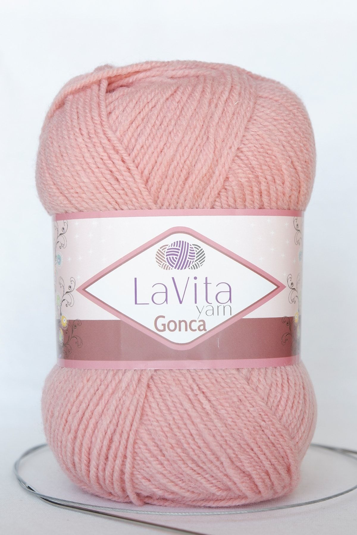 LaVita Yarn Gonca Hand Knitting Yarn Taka Yarn (4113-MEDIUM ROSE