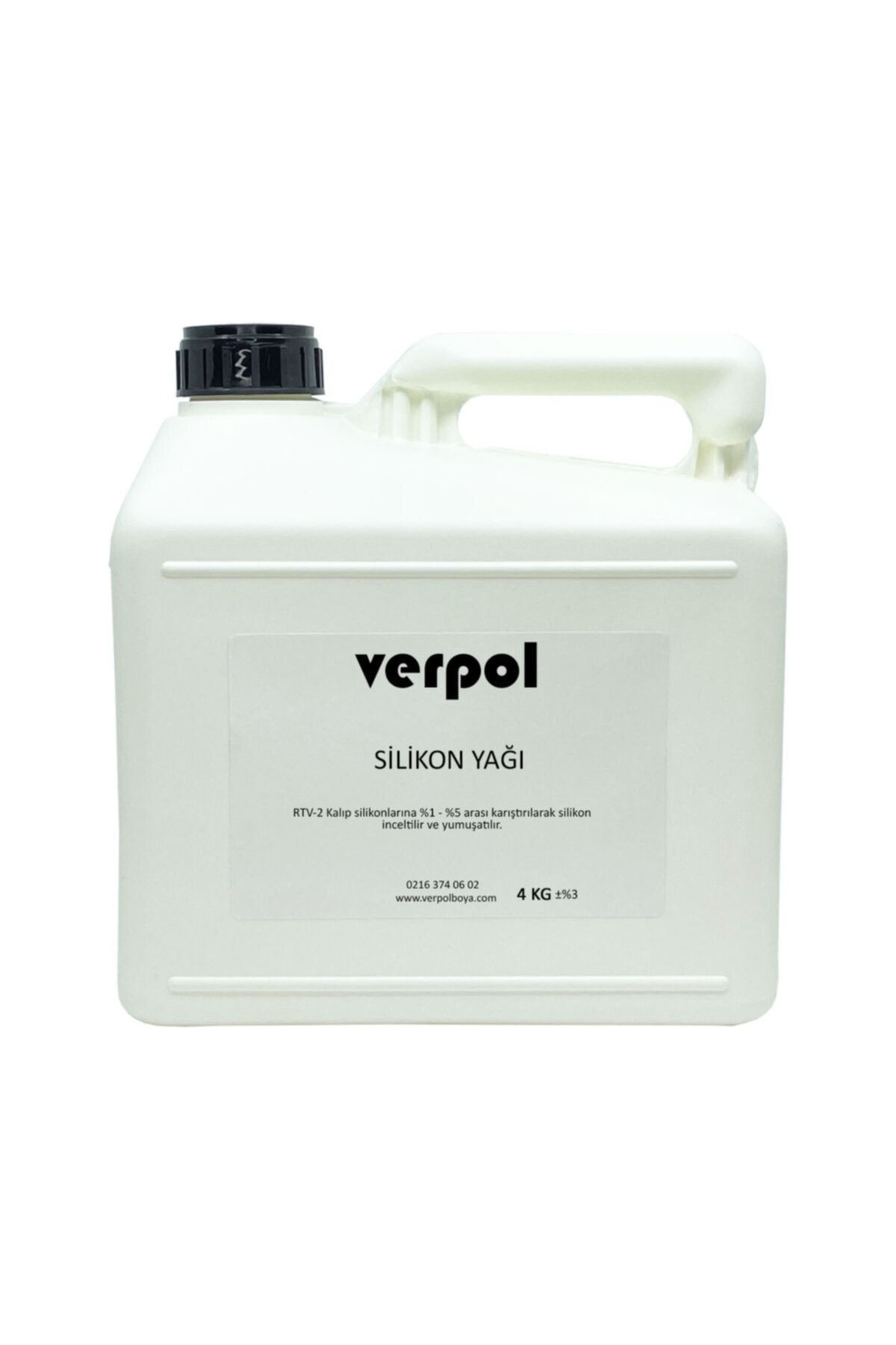 Verpol Silikon Yağı - Rtv Kalıp Silikonu Incelticisi - 4 kg