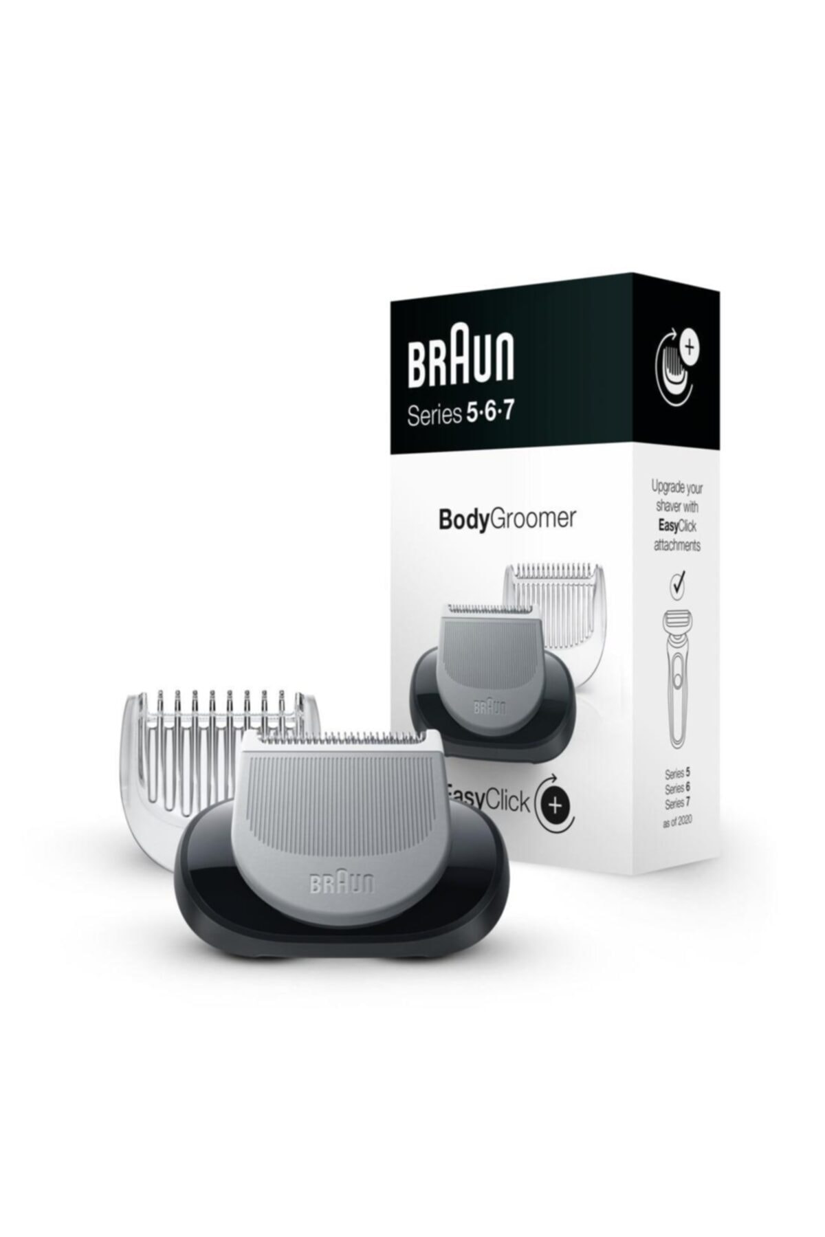 Braun Easyclick Vücut Tüy Kesme Ataşmanı Series 5, 6 Ve 7 Tıraş Makinesi Için (yeni Nesil)
