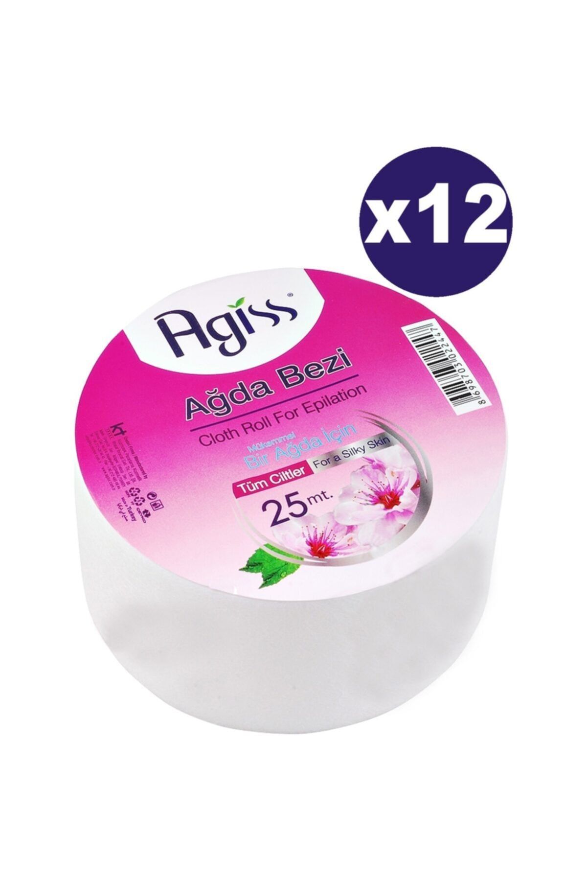 AGISS Ağda Bezi 25 Metrex12 Adet