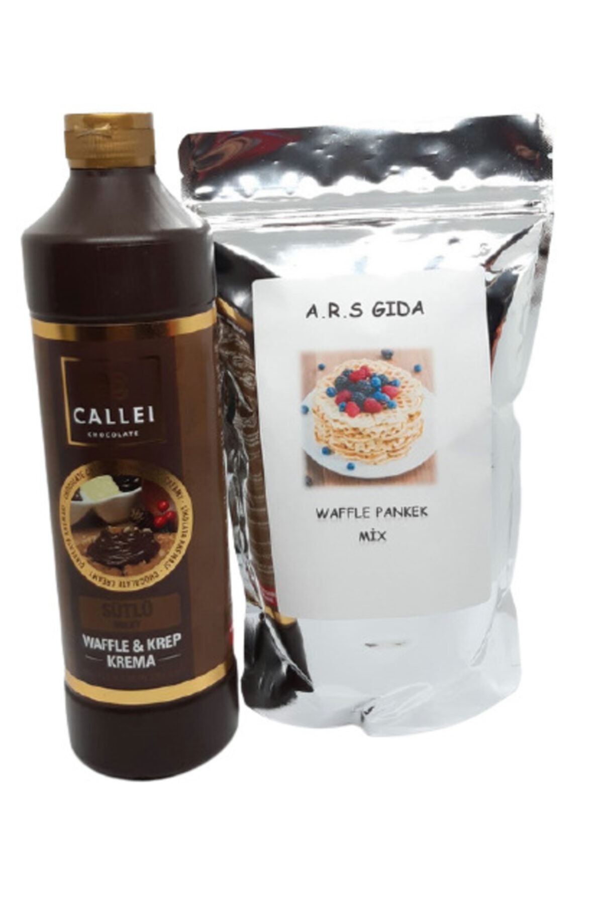 Callei Calleı Sütlü Çikolata + Waffle Pankek Karışımı