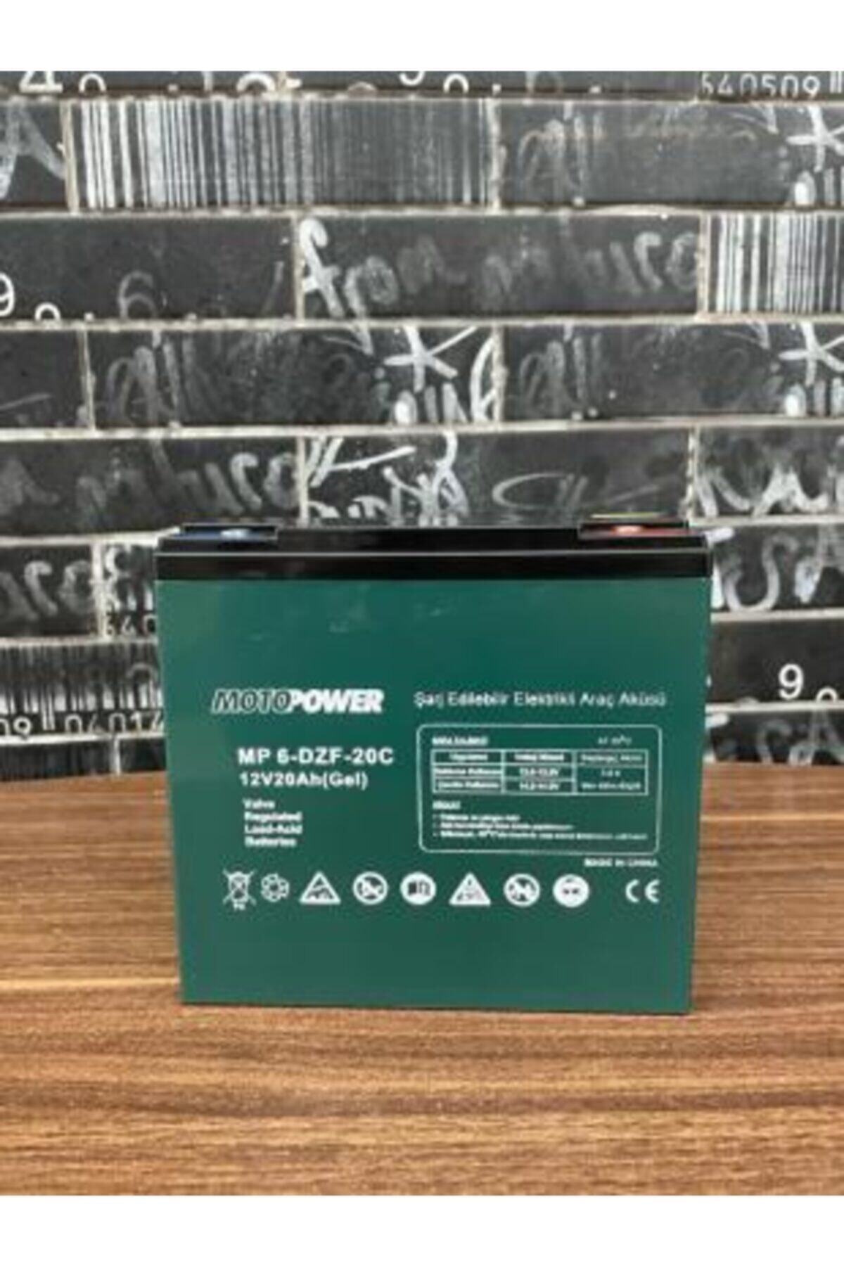 POWER Moto Elektirikli Aküsü 12/20 Ah