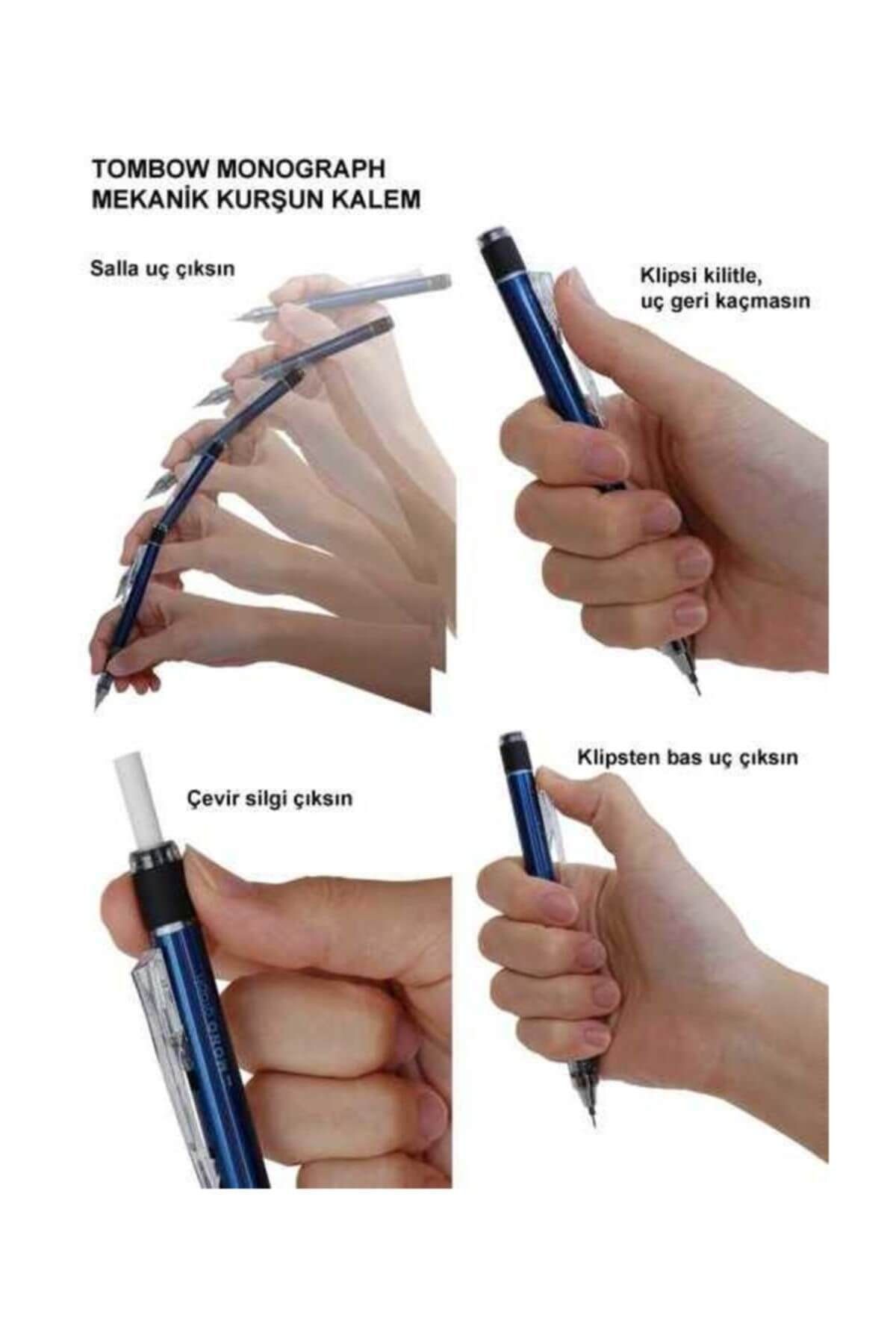 Tombow Mono Graph Mekanik Kurşun Kalem 0.7 Mm Siyah