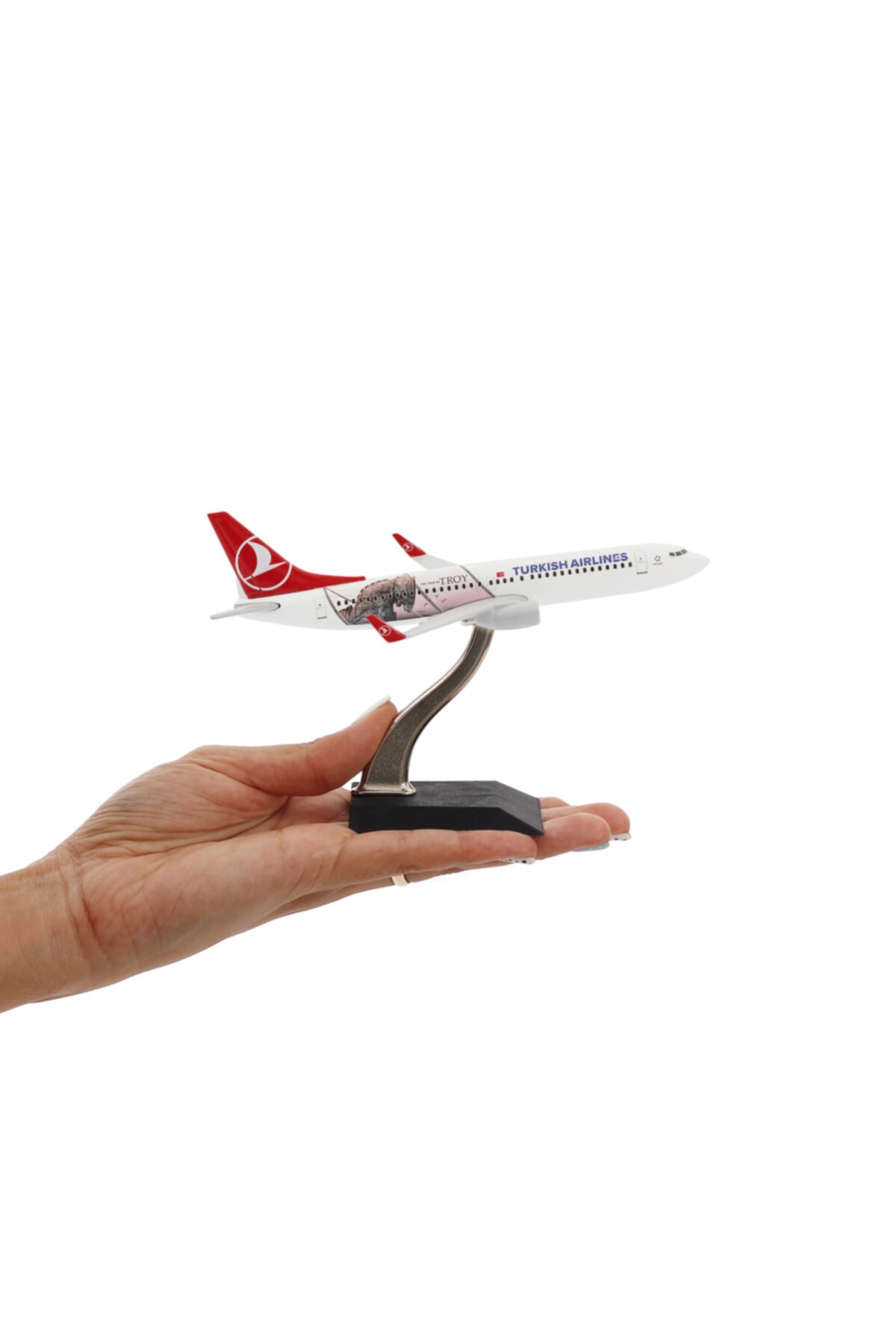 zekupp 1:250 Troya Metal Gövde Boeing 737-800 Thy Lisanslı Model Uçak