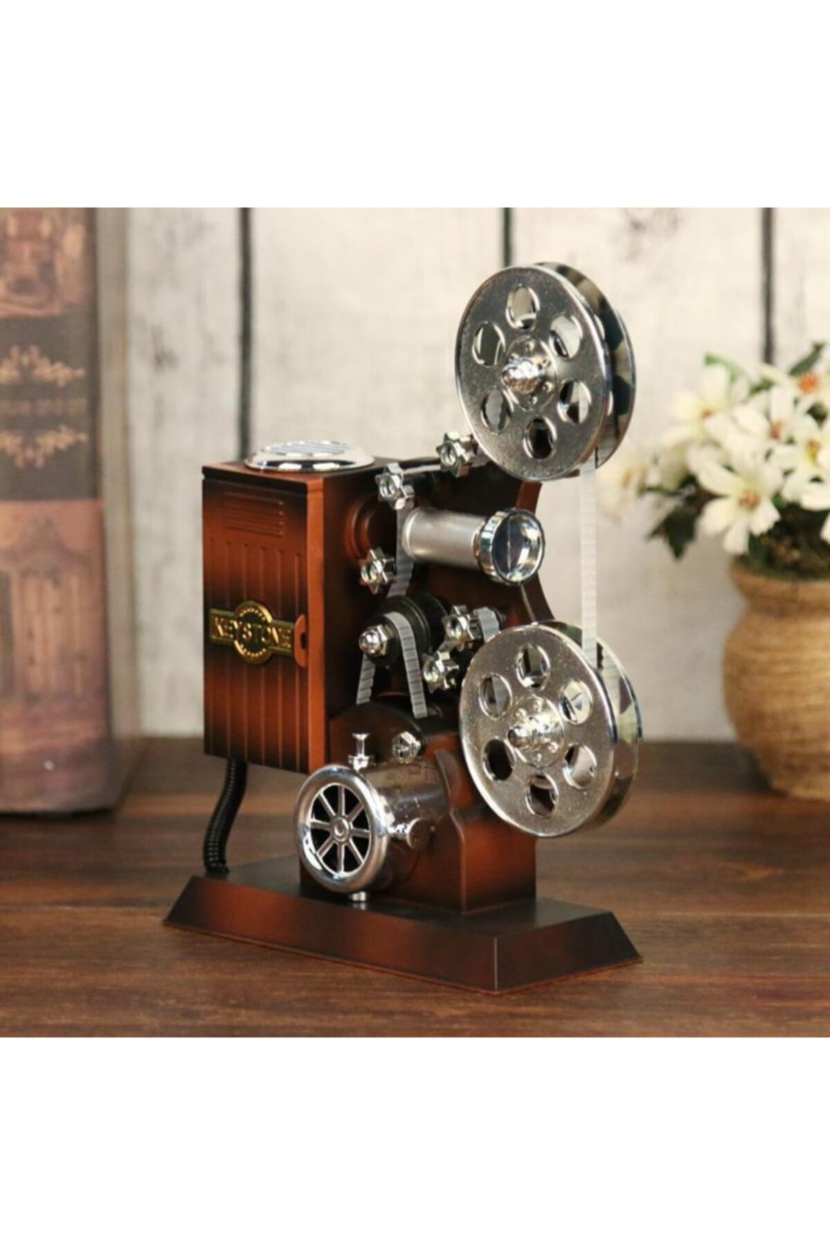 kayrajim Çevirmeli Müzik Kutusu Projeksiyon Figürlü Döner Çarklı