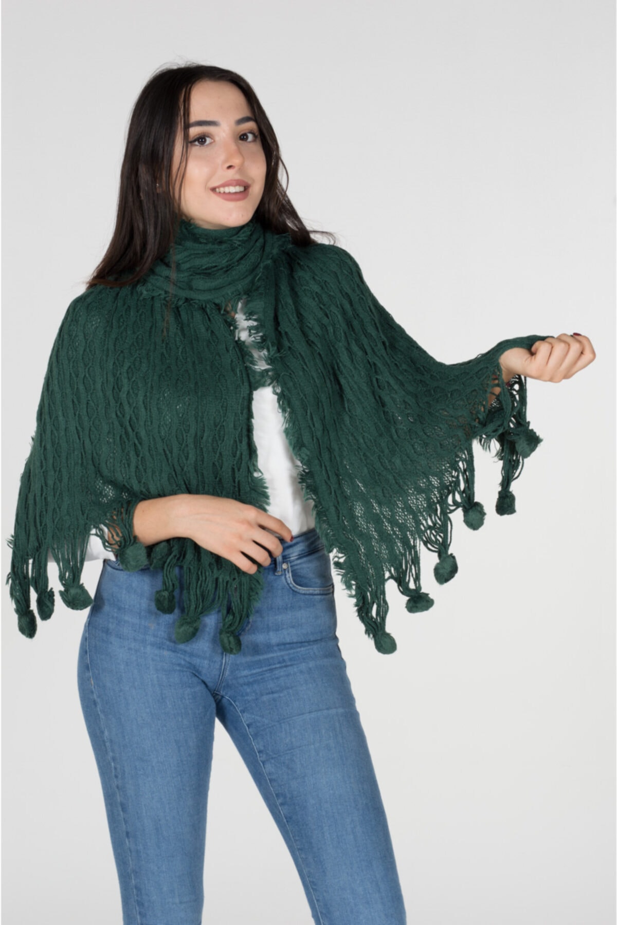 GiFa Store Ponponlu Triko Atkı