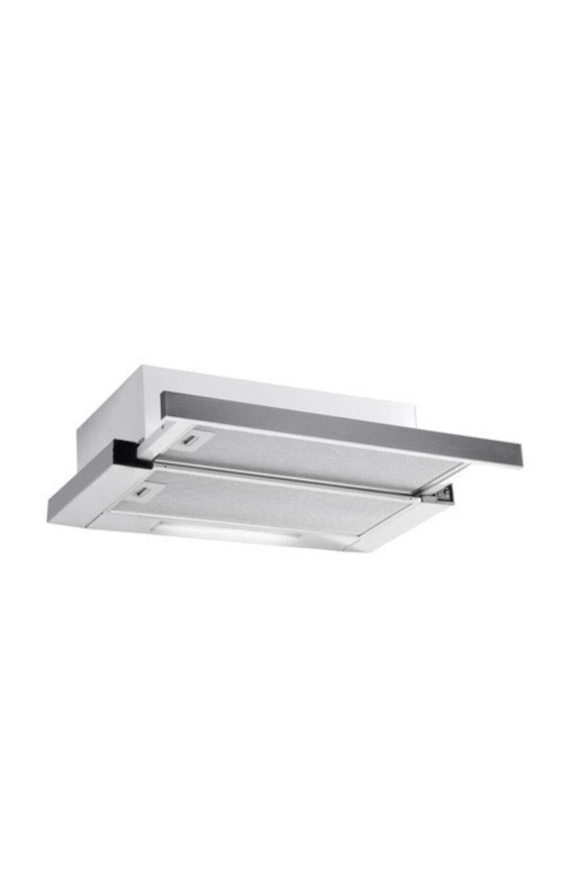 White Daisy F6 Ecr Çift Filtre Inox Panel Sürgülü Aspiratör