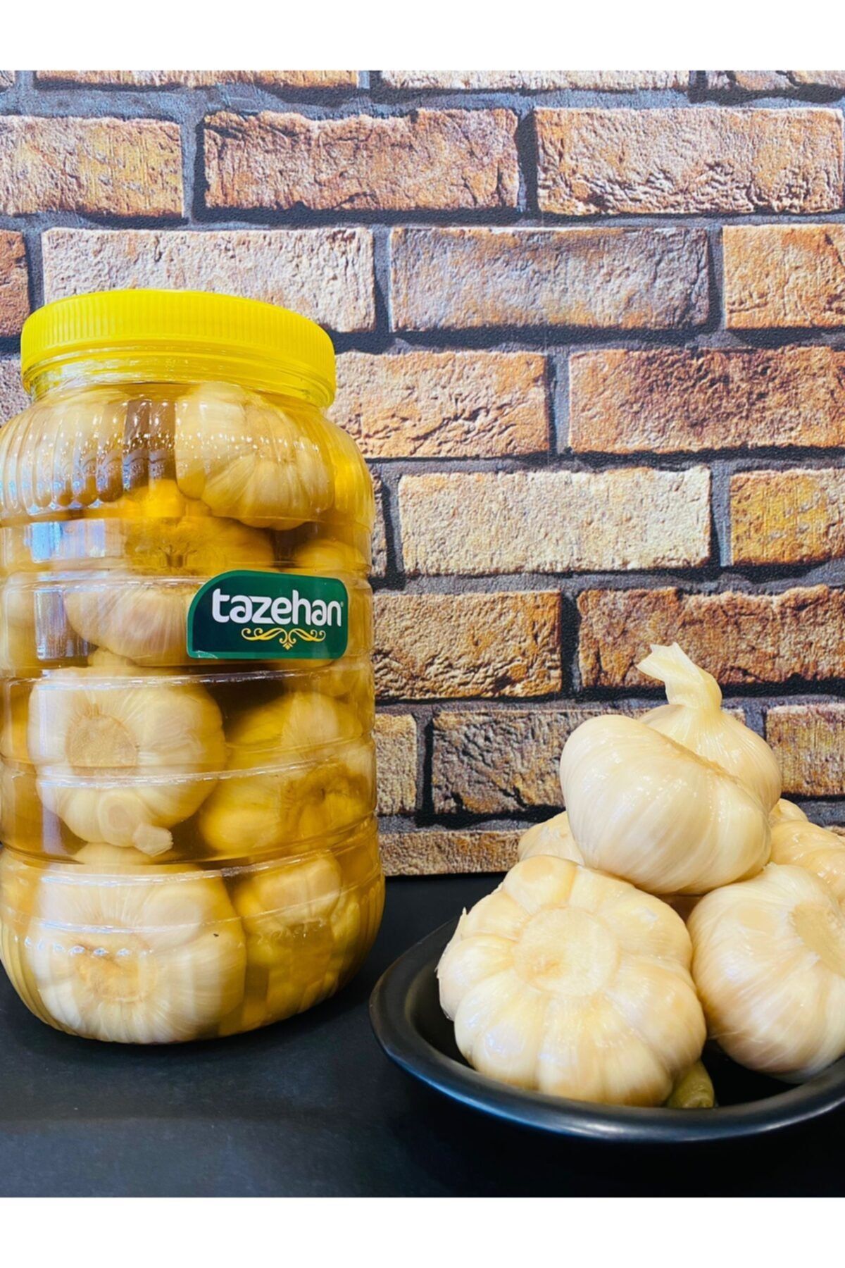 TAZEHAN KURUYEMİŞ Sarımsak Turşusu 3 kg