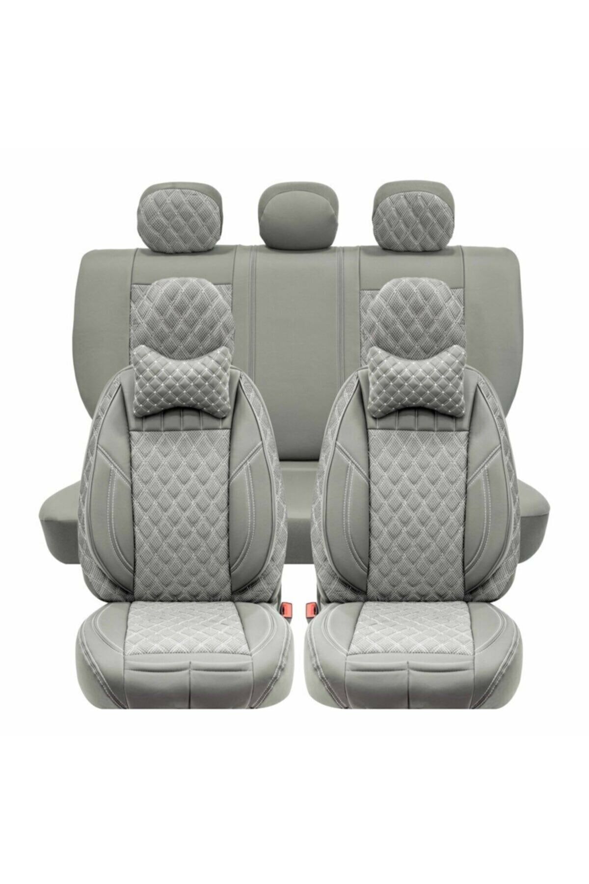 Stil Opel Astra H Hb Lüks Yarı Deri Oto Koltuk Kılıfı Ön/arka Set