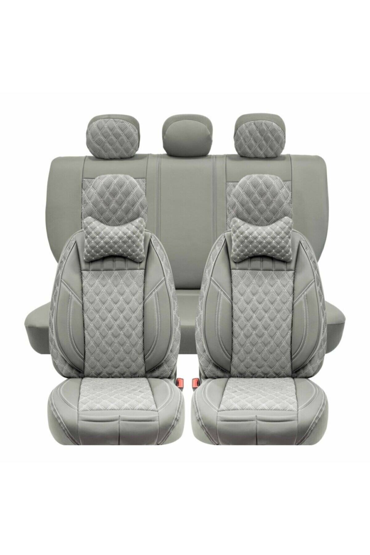 Stil Seat Arona Lüks Yarı Deri Oto Koltuk Kılıfı Ön/arka Set