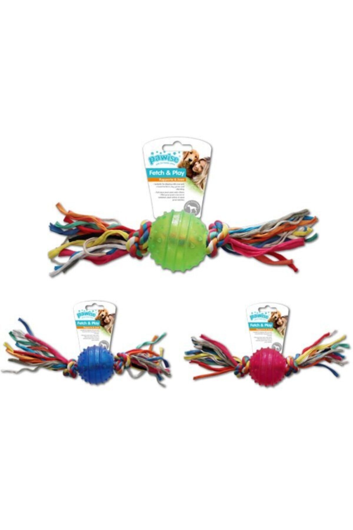 Pawise Ipli Top Ve Çekiştirme Köpek Oyuncağı 24 Cm