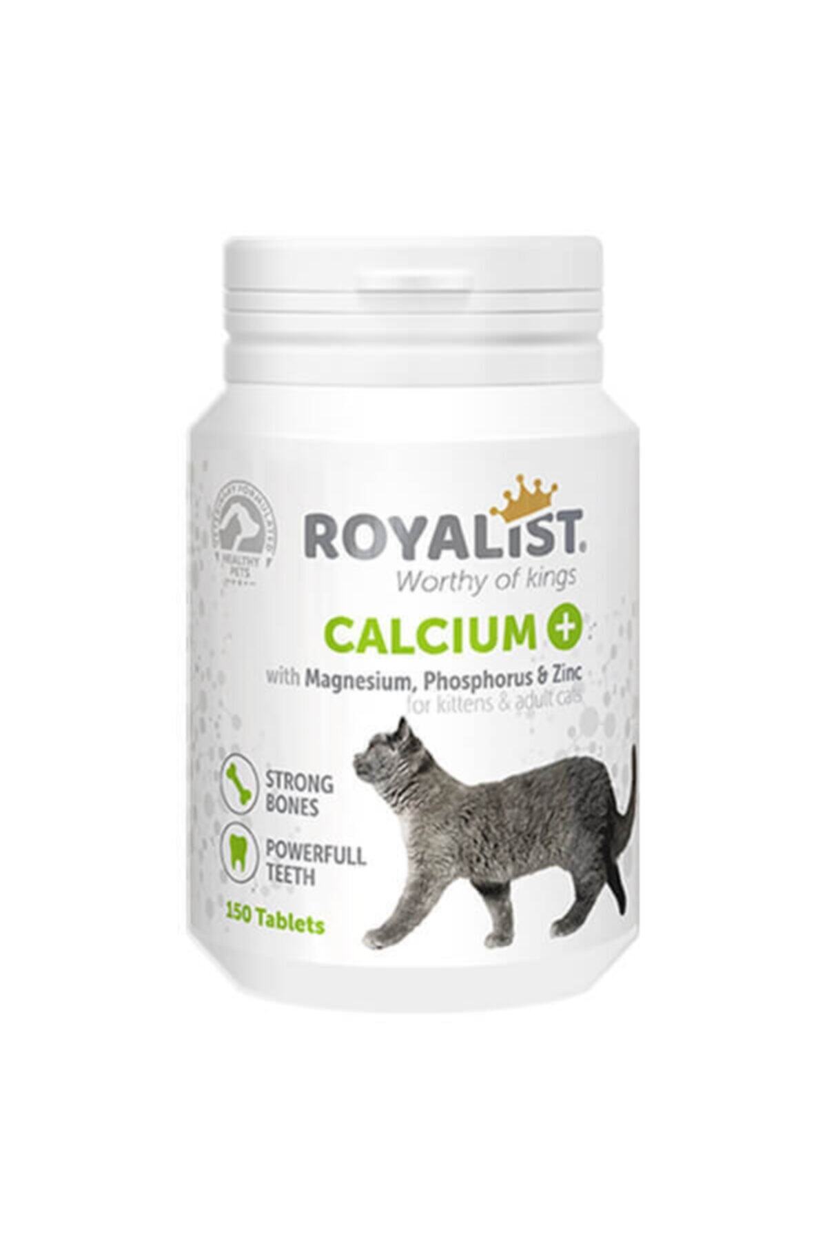 Royalist Calcium Kediler Için Kemik Ve Diş Güçlendirici Tablet 150 Adet