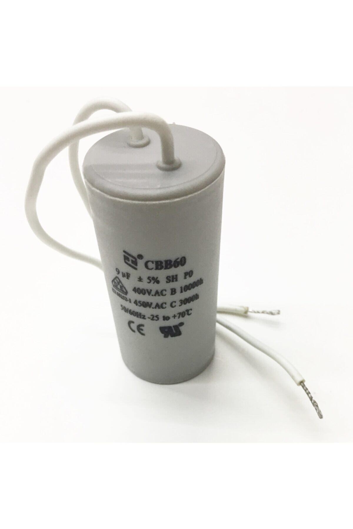 Nesta 9 Mf Plastik Tüp Kondansatör 400-450 V (daimi)