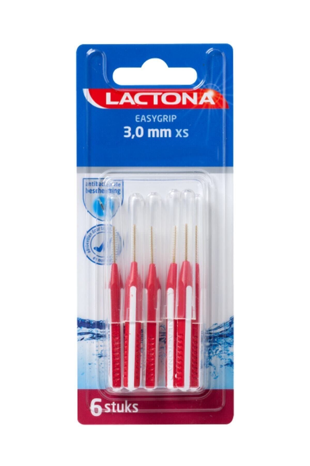 Lactona Easygrıp Xs 3,0 Mm 6`lı Kırmızı Arayüz Fırçası