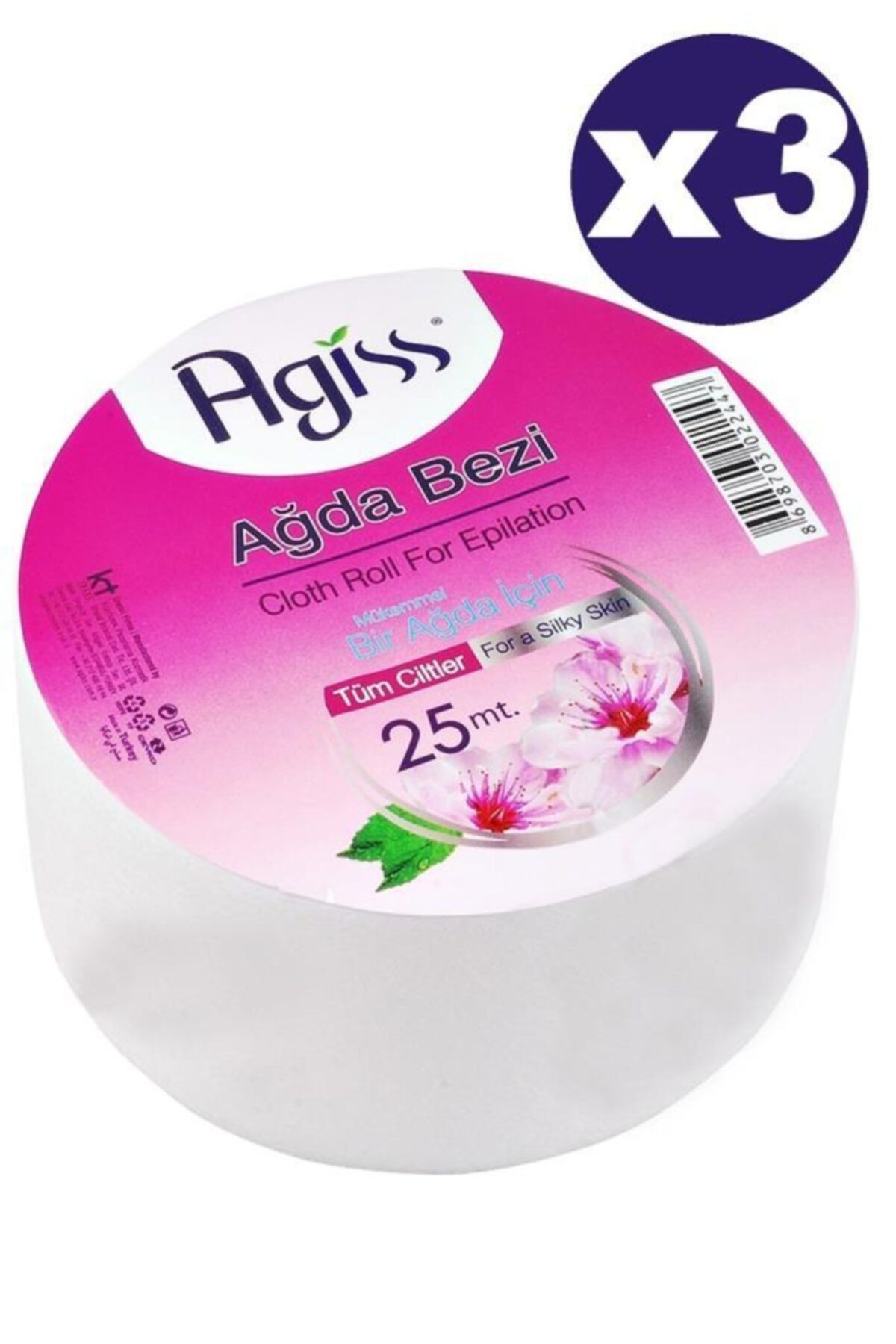 AGISS Ağda Bezi 25 Metrex3 Adet