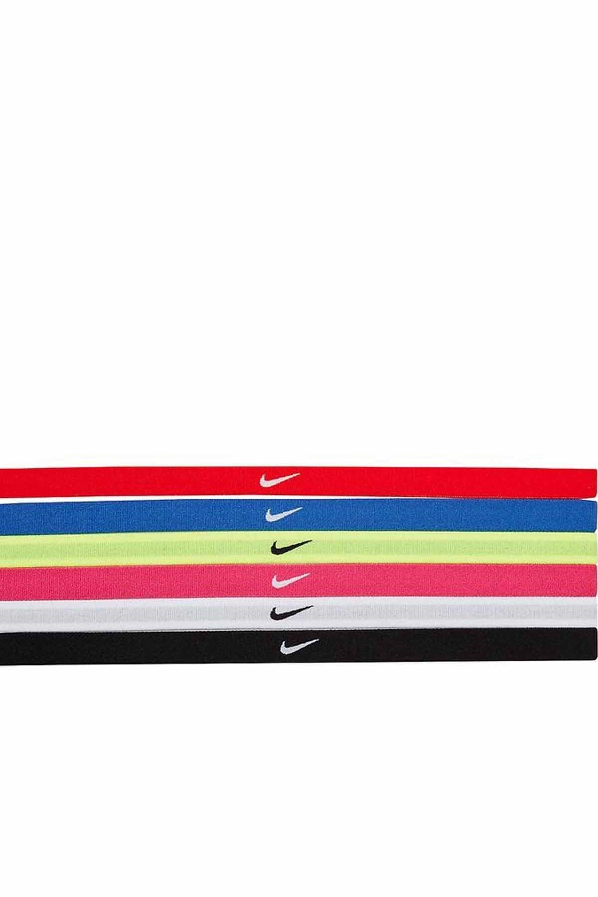 Nike Y Swoosh Sport Headbands 6 Pk Unisex Saç Bandı N.100.3042.962.os-pembe