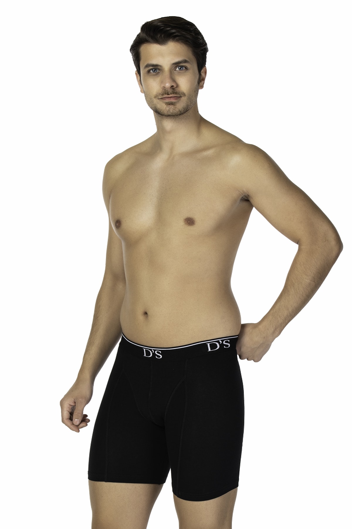 D'S Damat Comfort Boxer Uzun Siyah