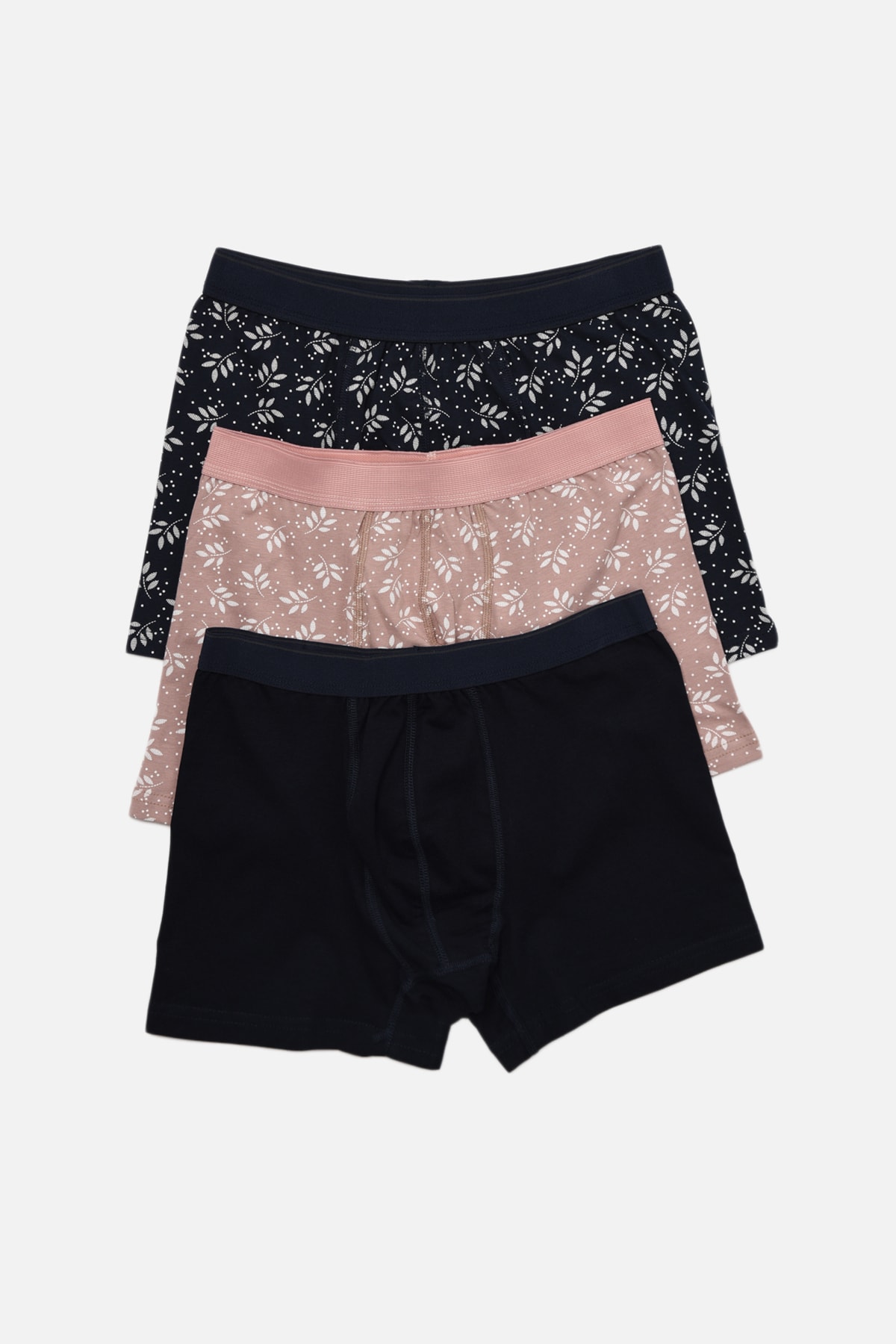 TRENDYOL MAN Çok Renkli Erkek 3'lü Paket Boxer TMNAW22BX0086