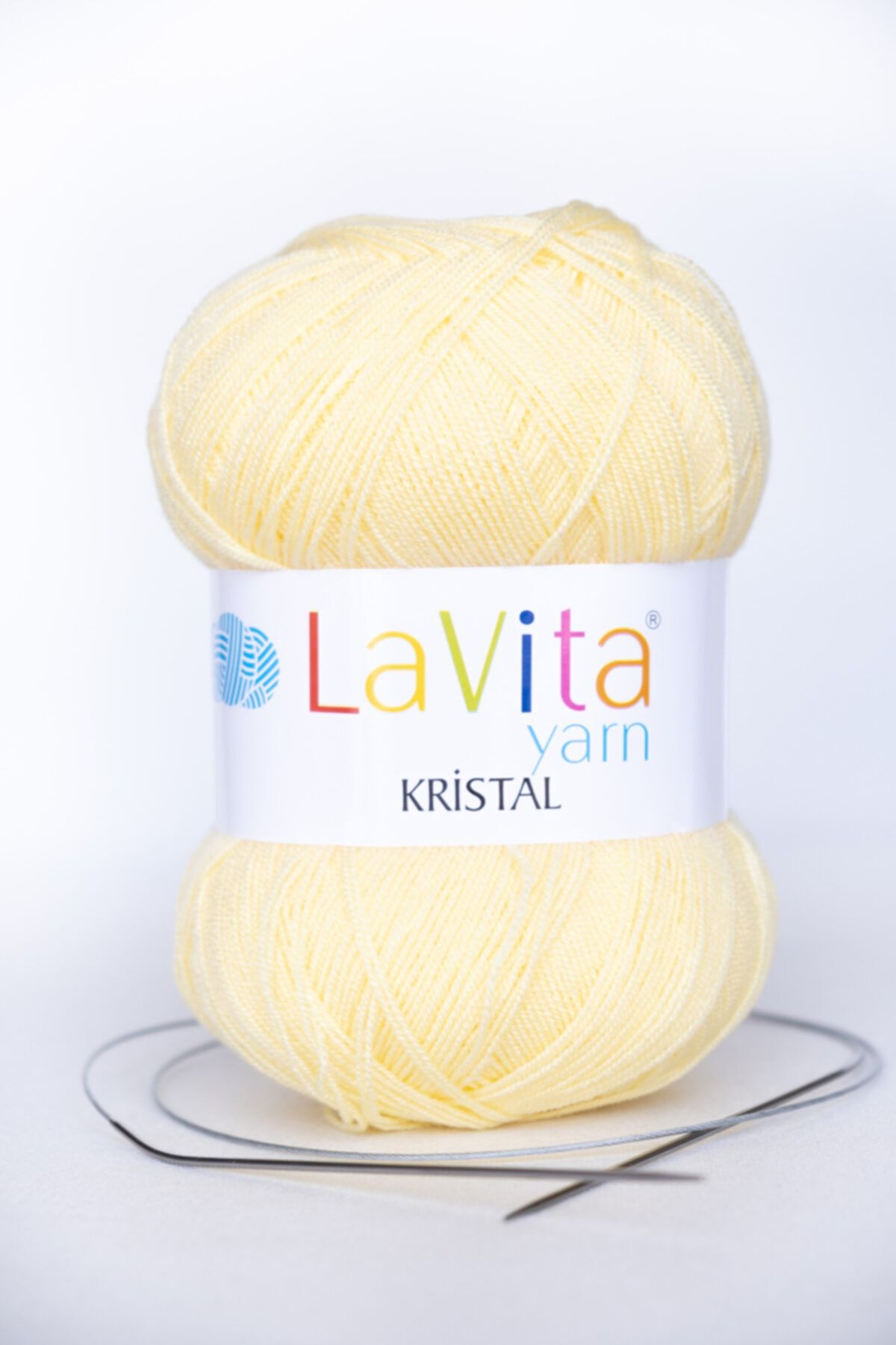 LaVita Yarn Kristal Lif Amigurimi El Örgü Ipligi Taka Yarn (2028-bebe Sarı)
