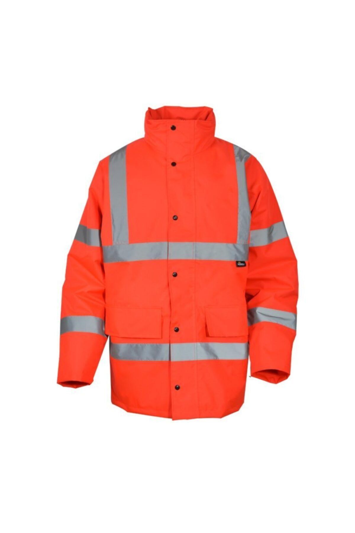 Vizwell ™ 300 D Oxford Reflektörlü Içi Kapitone Parka / Turuncu