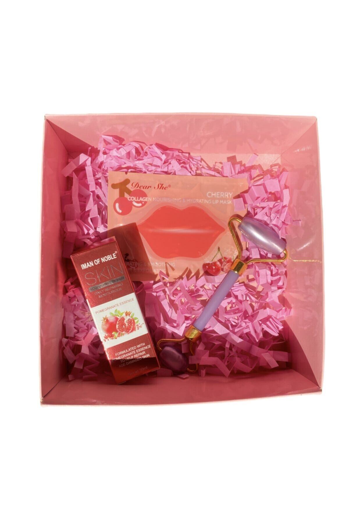 buenas store C Vitamini Besleyici Serum & Kolajen Dudak Maskesi & Roller