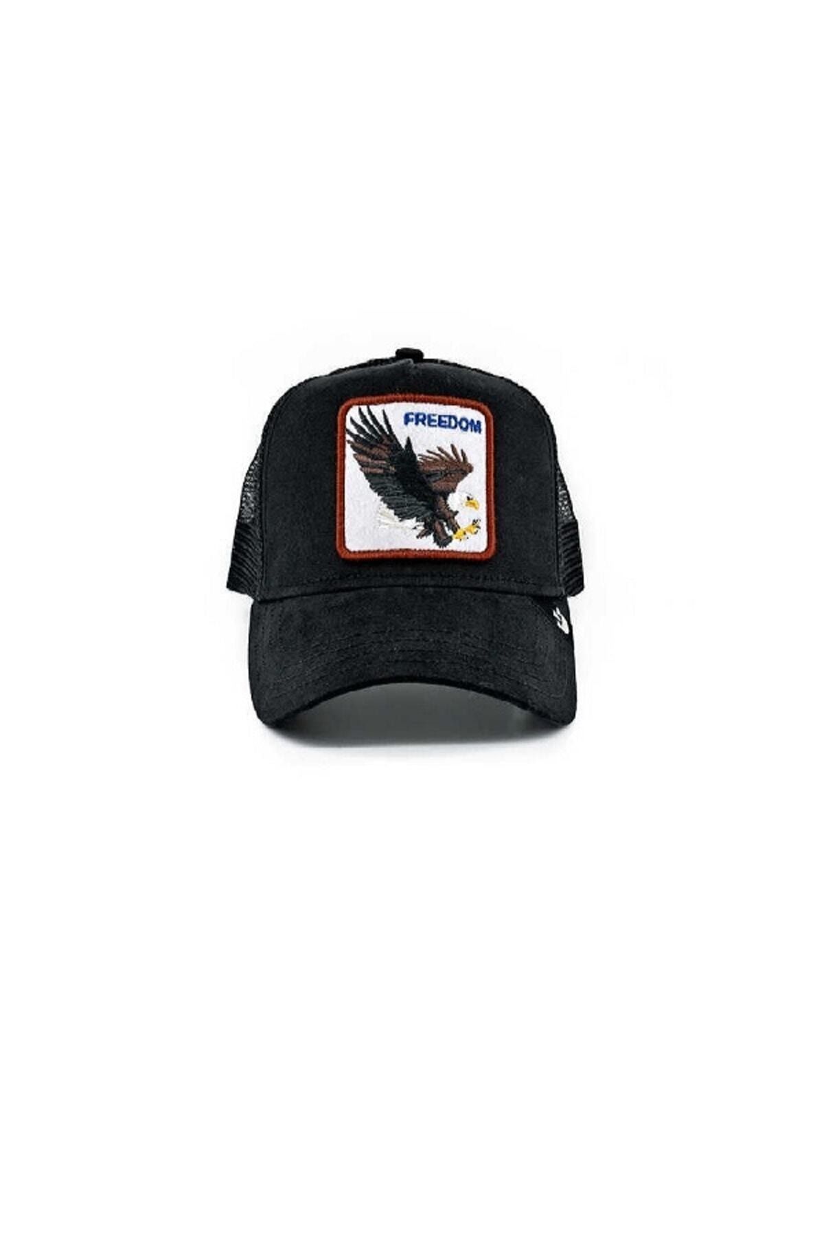 Goorin Bros Unisex Siyah Kartal Figürlü Şapka