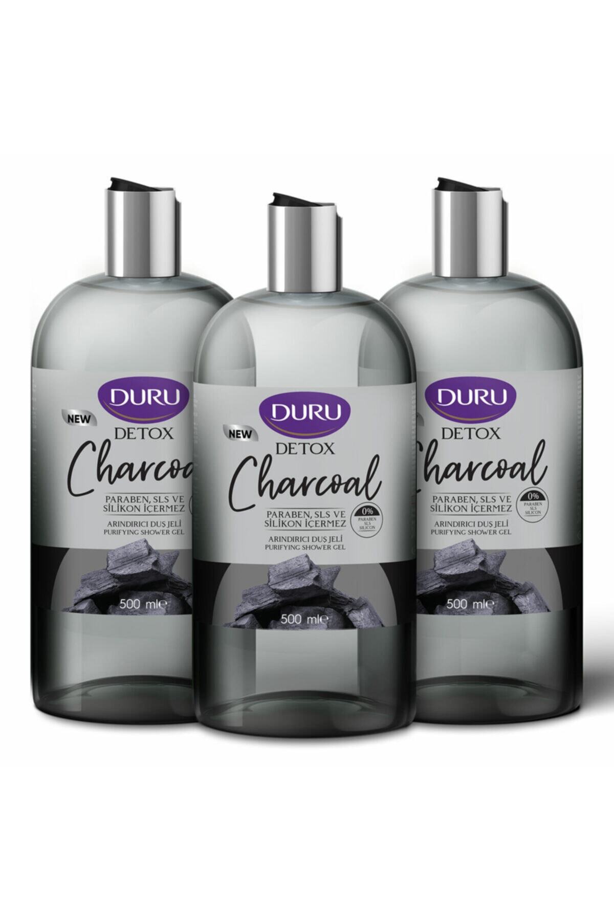 Duru Detox Kömür Duş Jeli 3x500ml