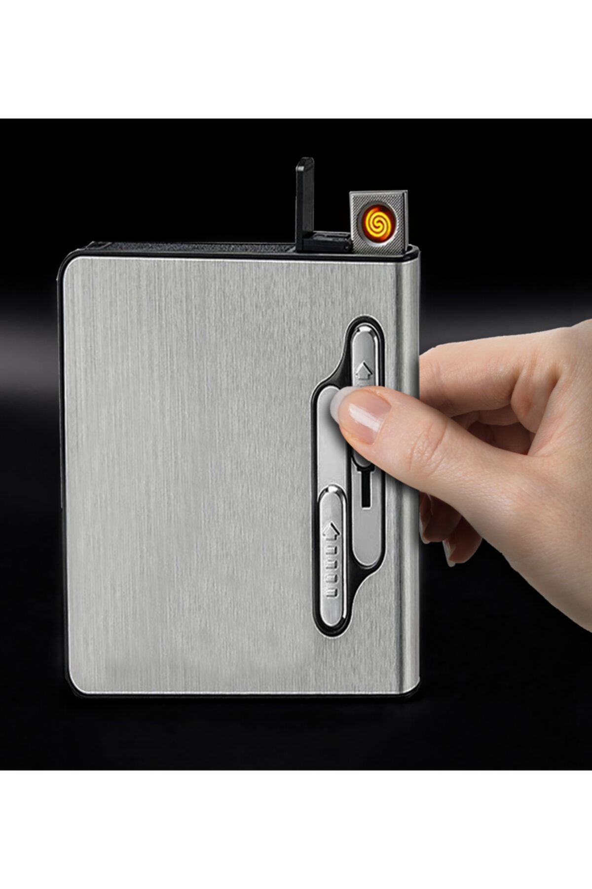 VegaHediye Usb Şarjlı Çakmaklı Otomatik Tabaka