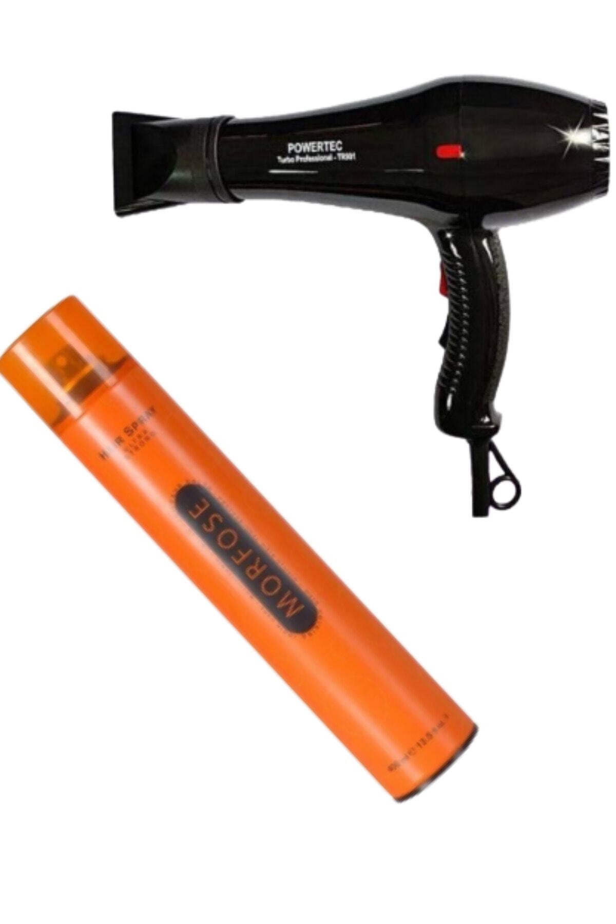 Powertec Tr901 Fön Makinası + Morfose Saç Spreyi