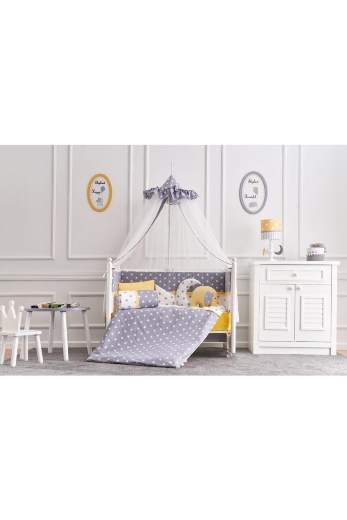 Yuar Baby Bebek Sarı Filli Uyku Seti 60x120 cm