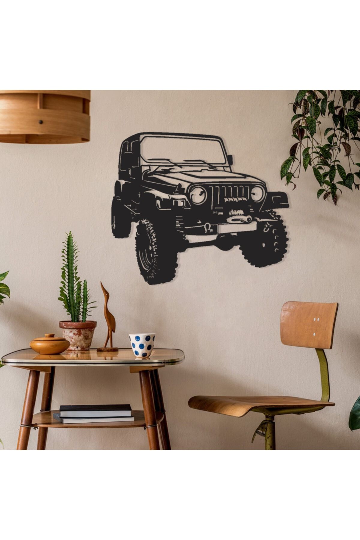 DekArt Home Jepp Wrangler - Metal Tablo - Duvar Dekoru