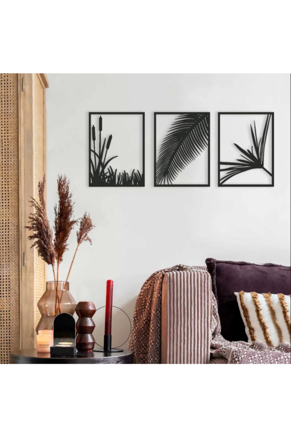 DekArt Home 3 Forest Plants - Metal Tablo