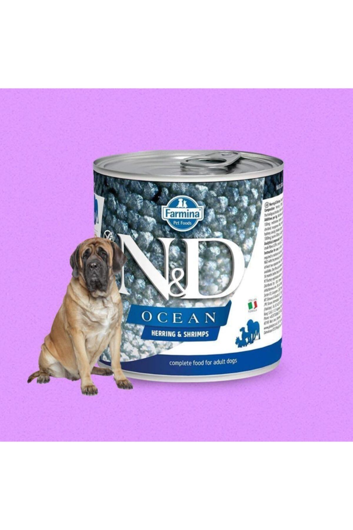 N&D Ocean Herring & Shrimps Adult Dog 285 Gr Nd Ocean Ringa Ve Karidesli Konserve Köpek Maması