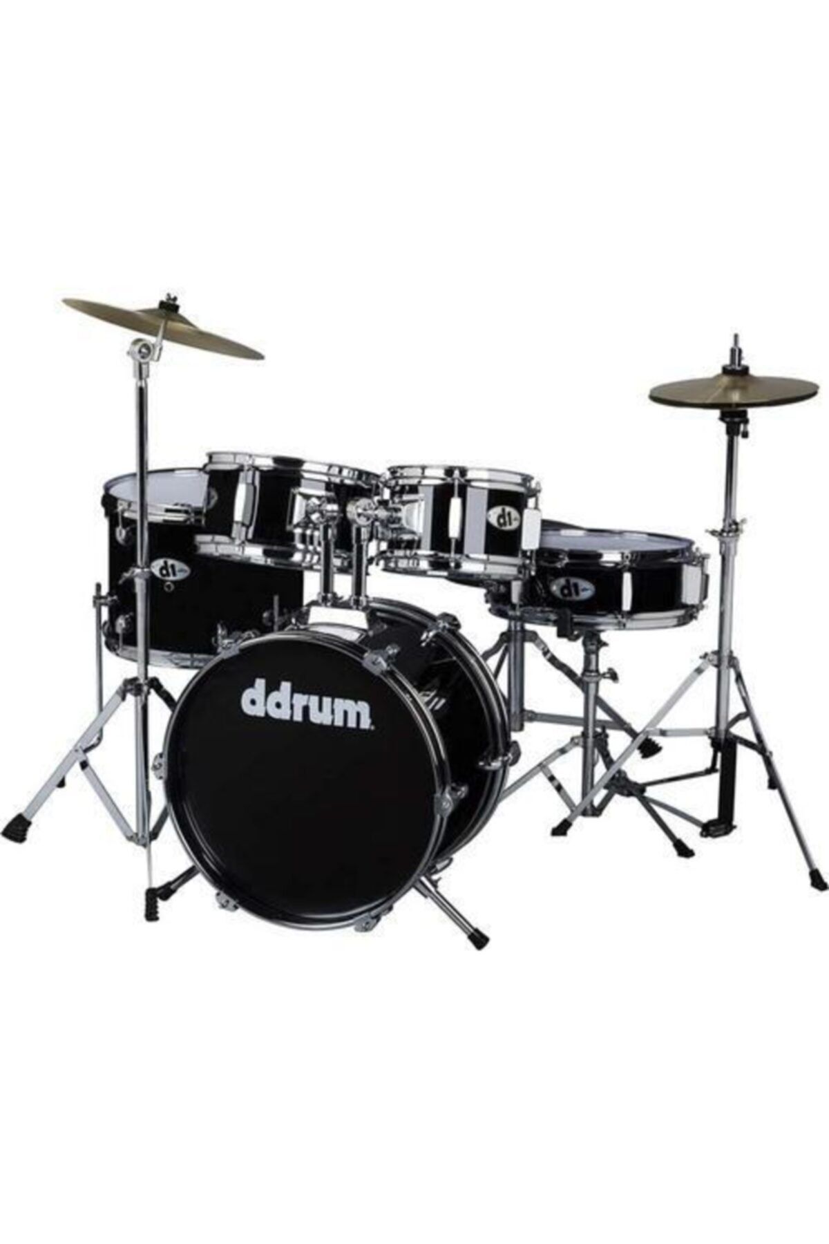 DDRUM Junior Davul Seti Midnight Black-siyah Junior Boy Akustik Bateri Seti
