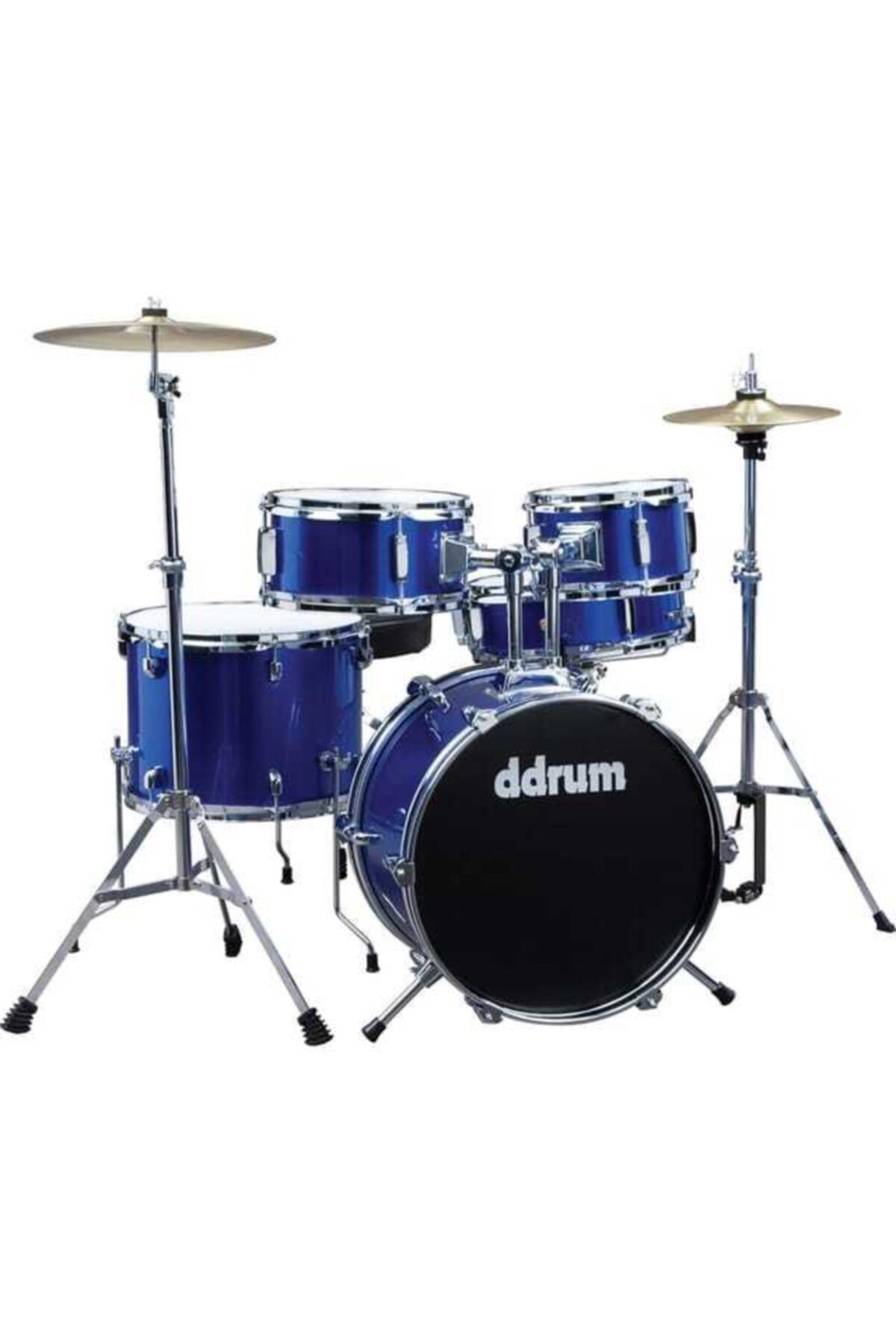 DDRUM D1 - Junior Davul Seti - Police Blue-mavi Renk Junior Boy Akustik Bateri Seti