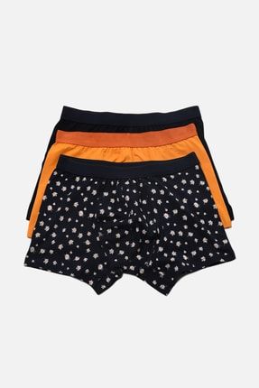 TRENDYOL MAN Çok Renkli Erkek 3'lü Paket Boxer TMNAW22BX0088