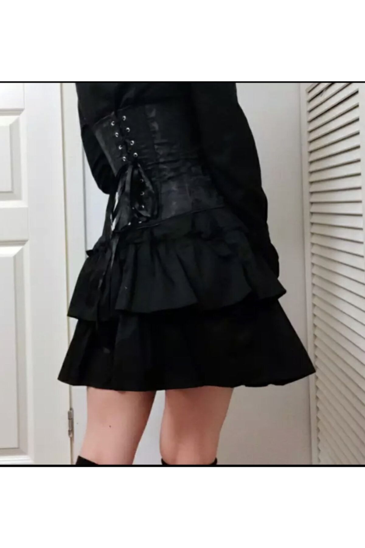 HERA BELLA Arkası Biritli Gotik Victorian Bel Korsesi