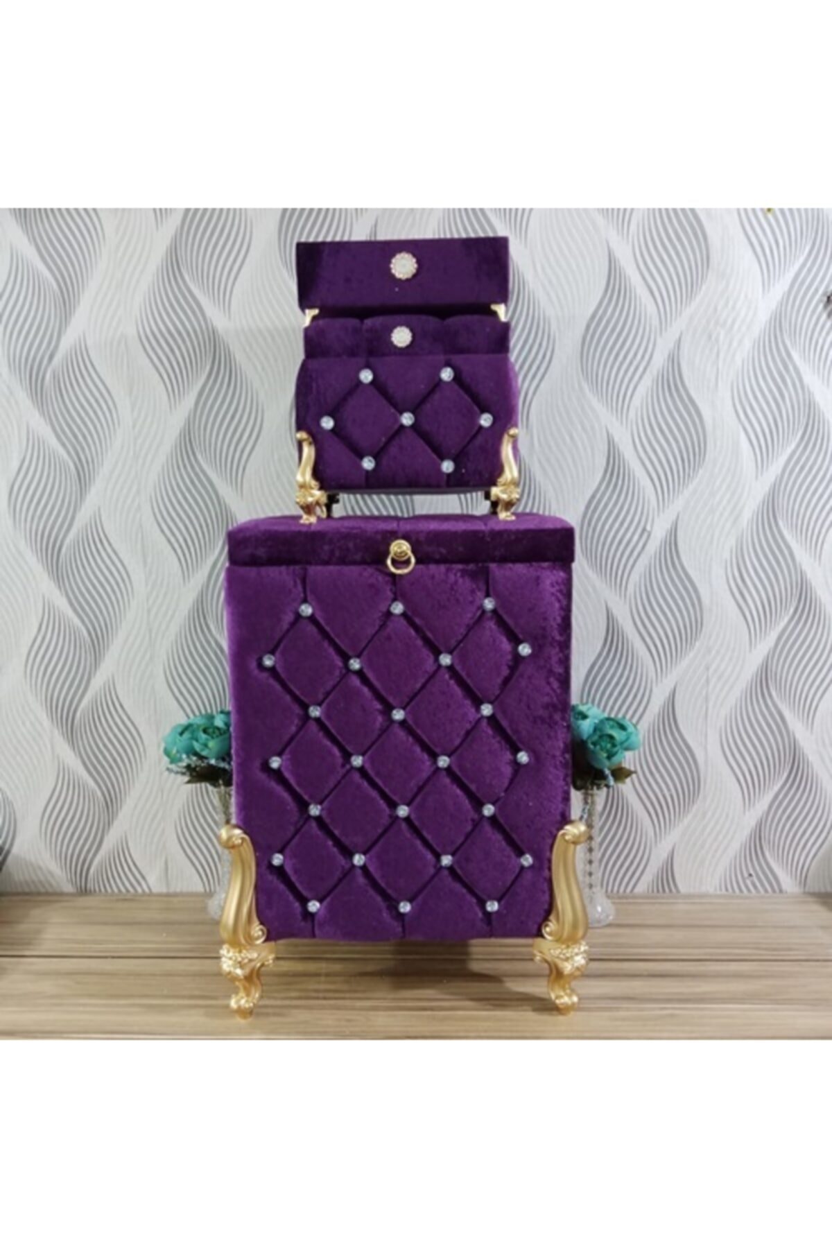 Sonem Çeyiz Kirli Banyo Çamaşır Sepeti 3lü 0900m Kare