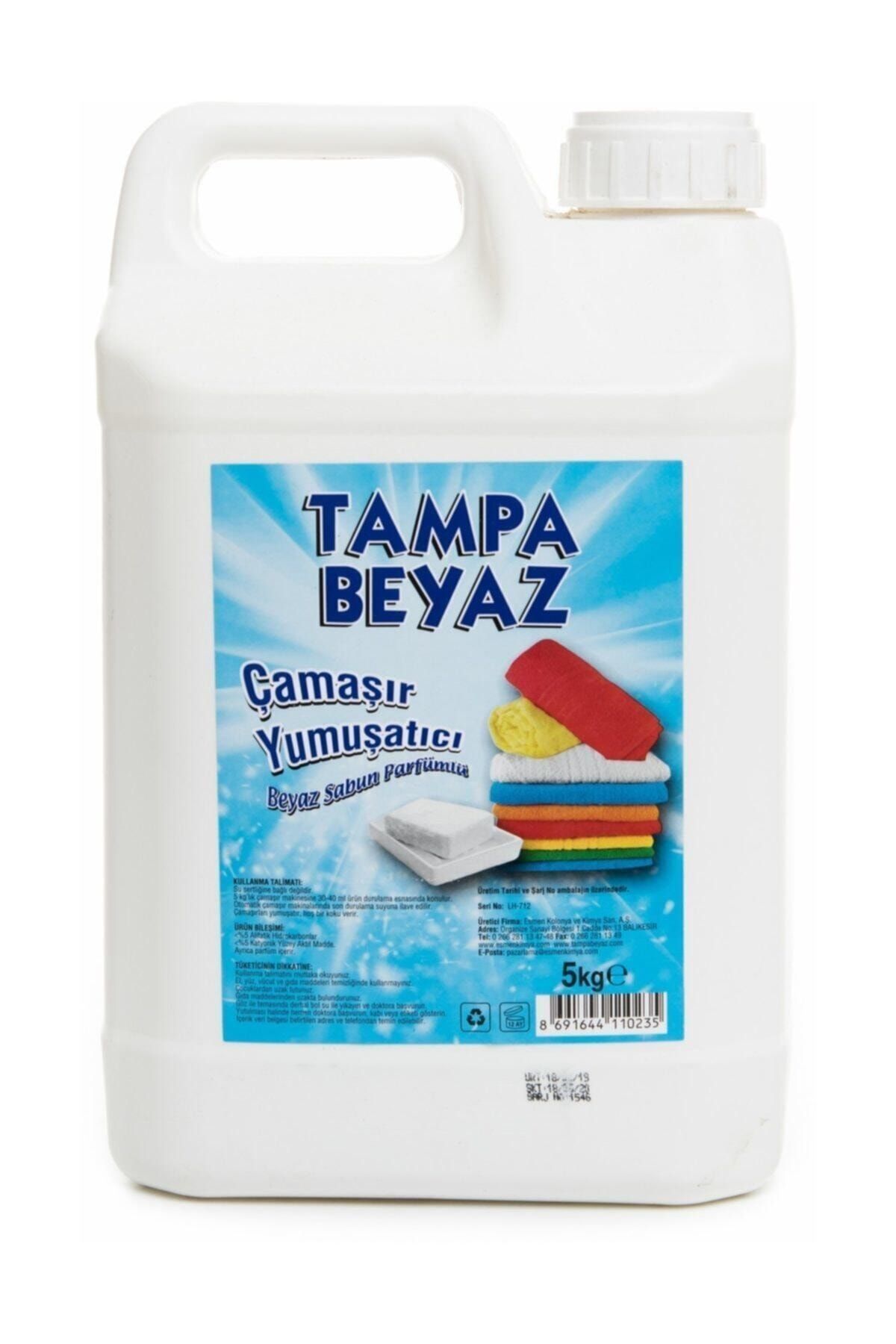 TAMPA Çamaşır Yumuşatıcısı Beyaz Sabun Parfümlü 5 Kg