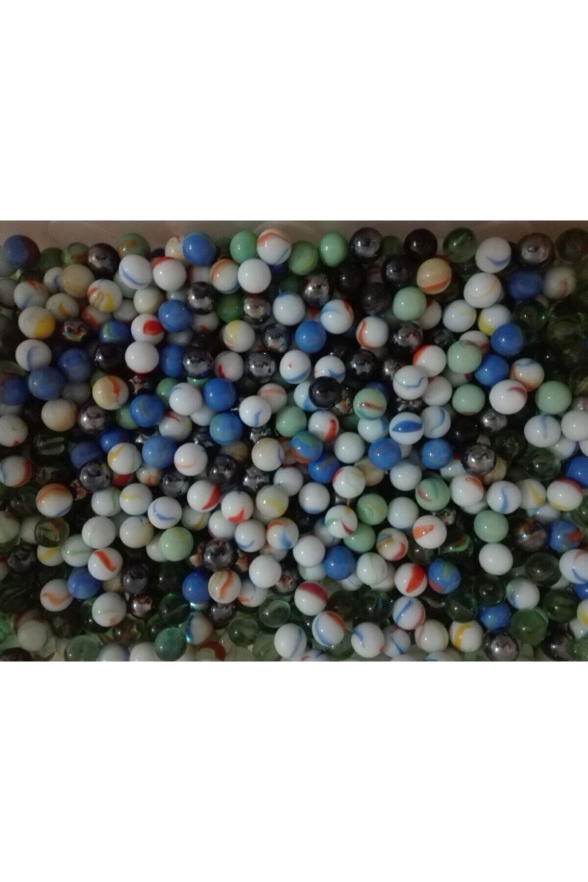 Misket Rengarenk 100 Adet 1 Paket Karışık Bilye Cicoz