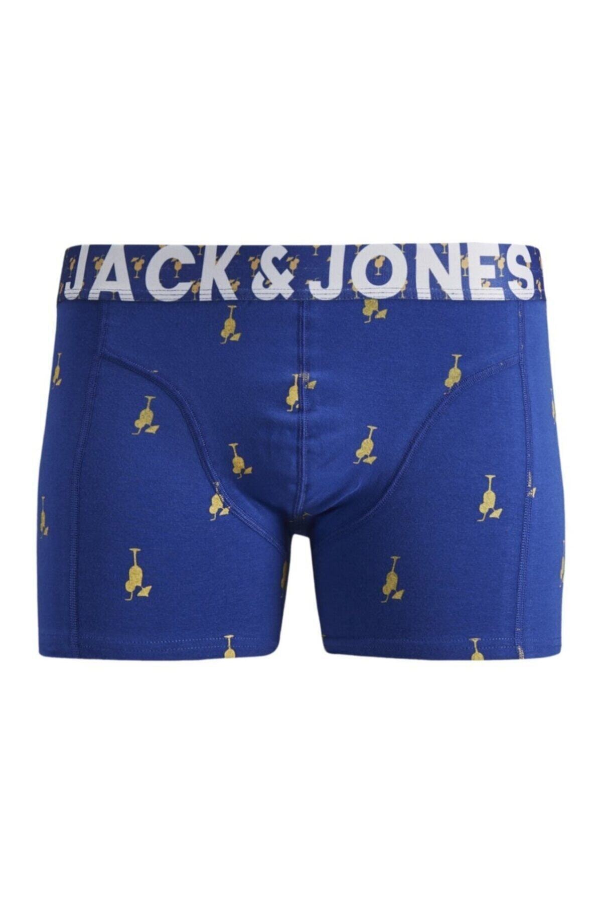 Jack & Jones Jack Jones Summer Printed Wb Trunks Erkek Lacivert Boxer 12154886-04