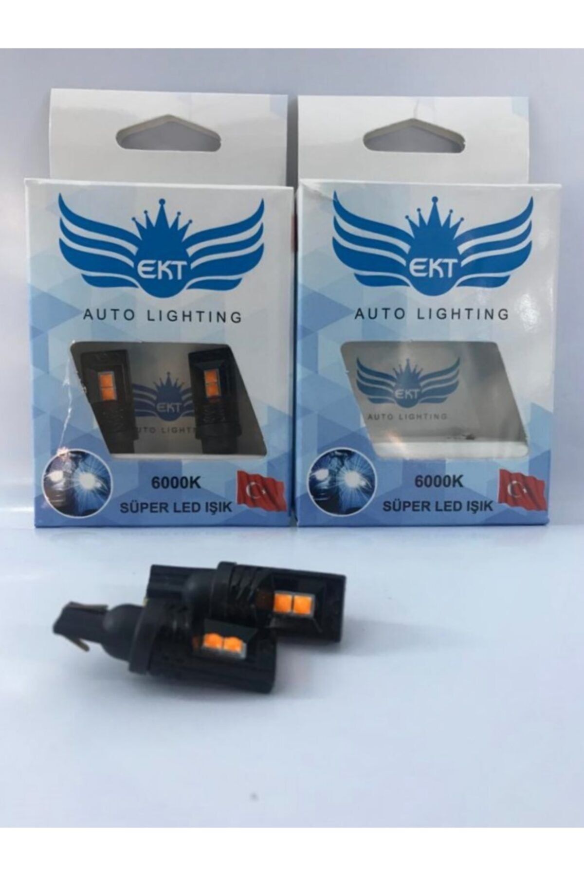 EKT Pro Led T10 Oto Park, Plaka, Tavan Led Ampulü Turuncu