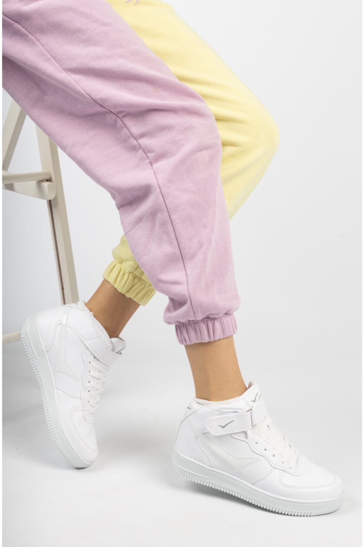 Moda Değirmeni Kadın Bilekli Sneaker Md1093-101-0002