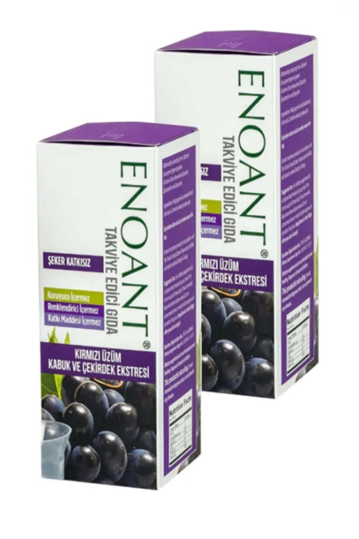 Enoant Siyah Üzüm Ekstraktı 250ml X 2 Adet. Tett: 03/2023