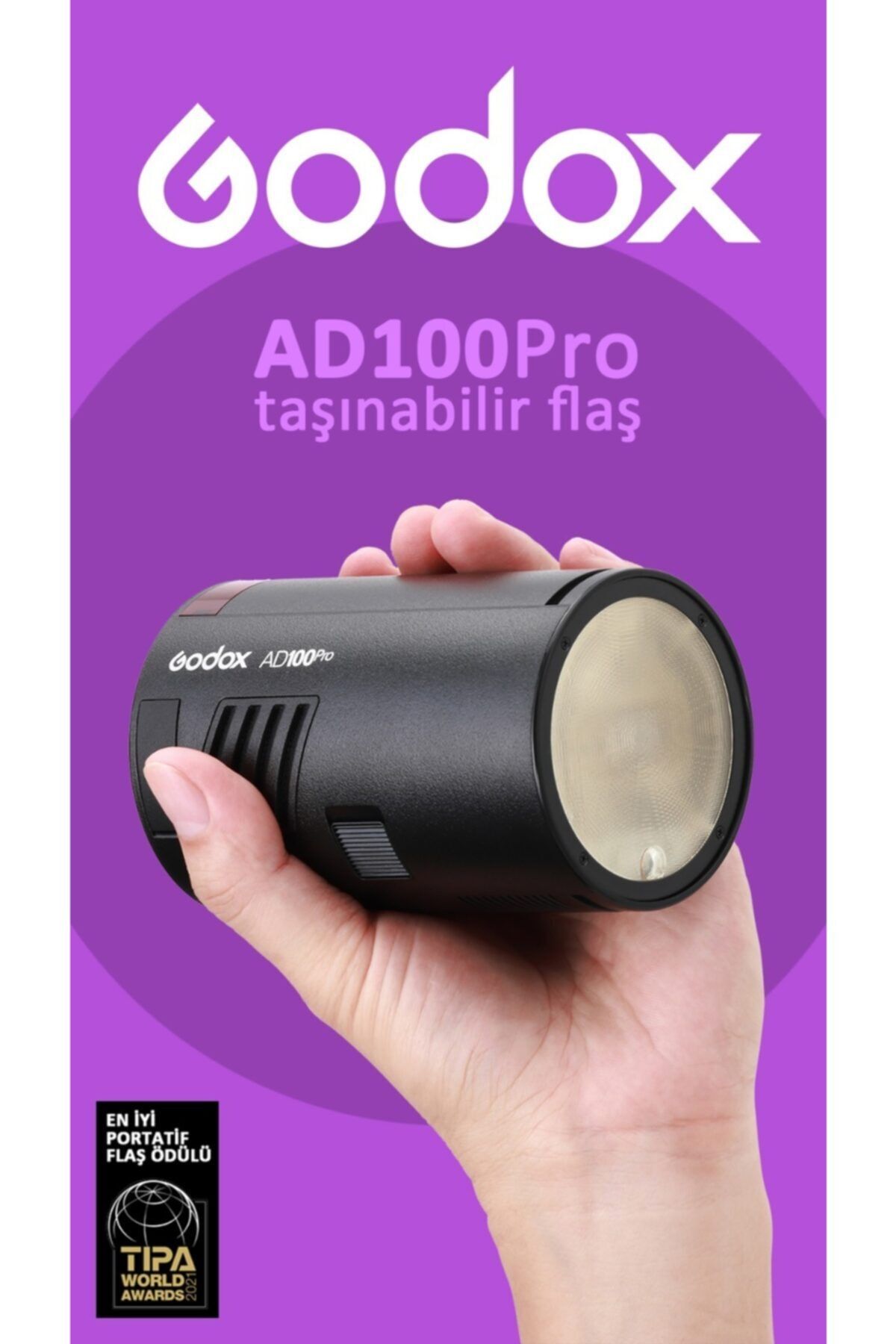 Godox Ad100pro Taşınabilir Paraflaş