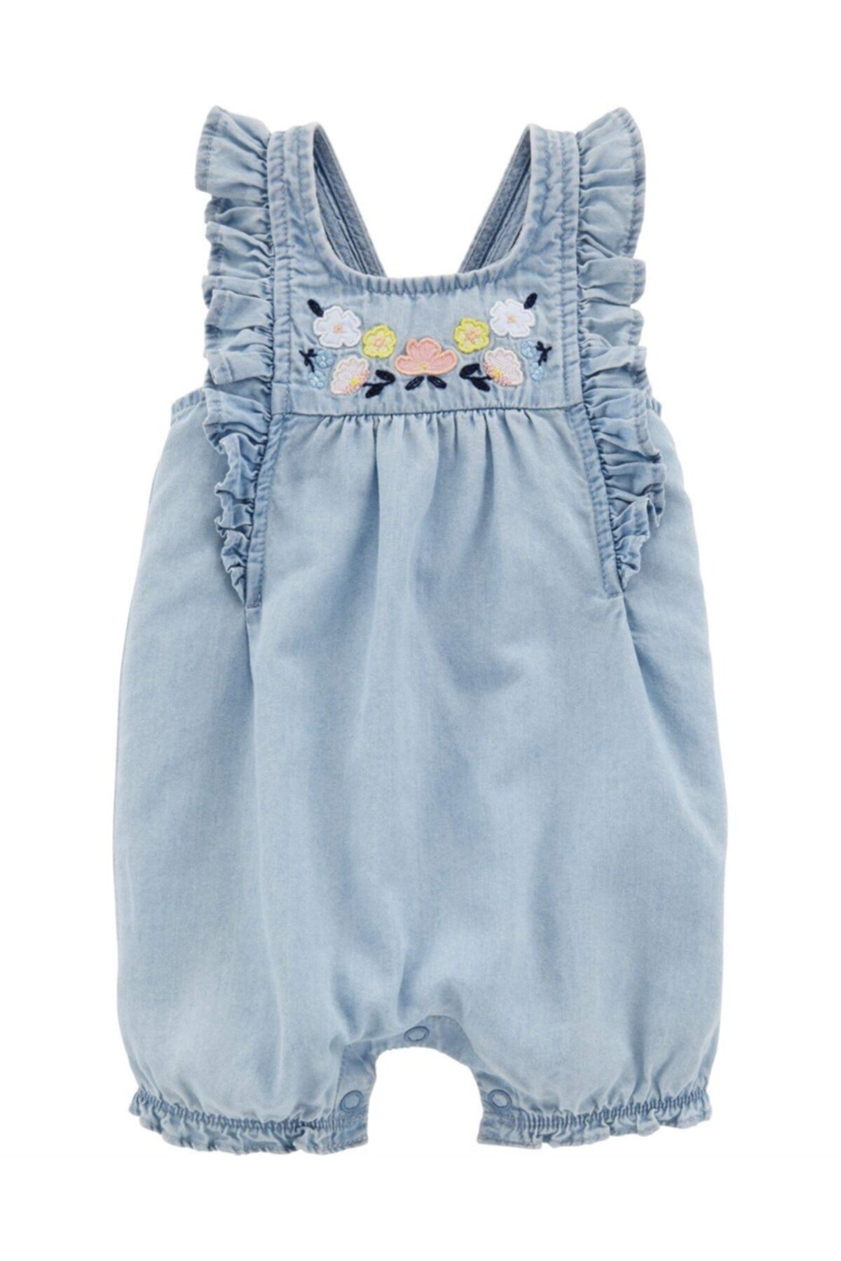 Carter's Kız Bebek Bahçıvan Şort - Summer Collection