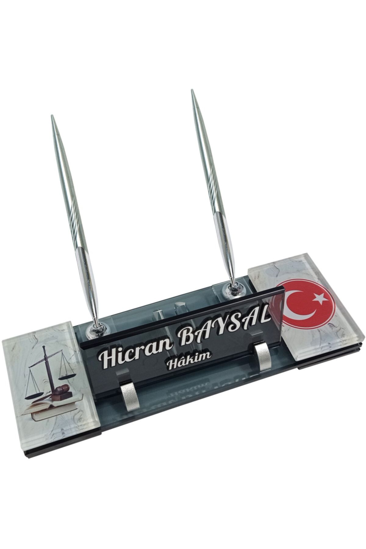 Sentez Adalet Terazisi Avukat Masaüstü Isimlik 533
