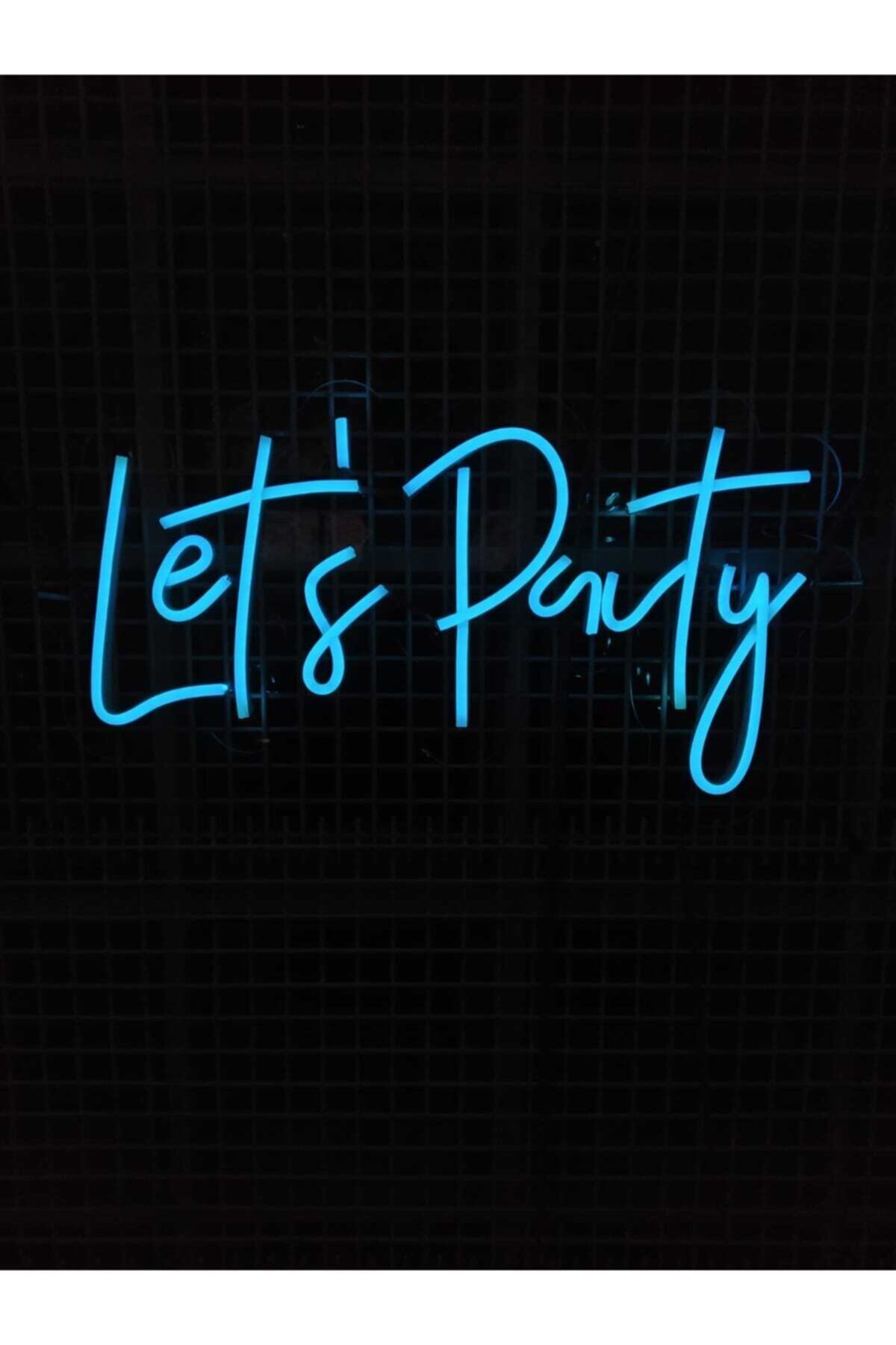 Neon Ebru Lets Party Neon Led Işık